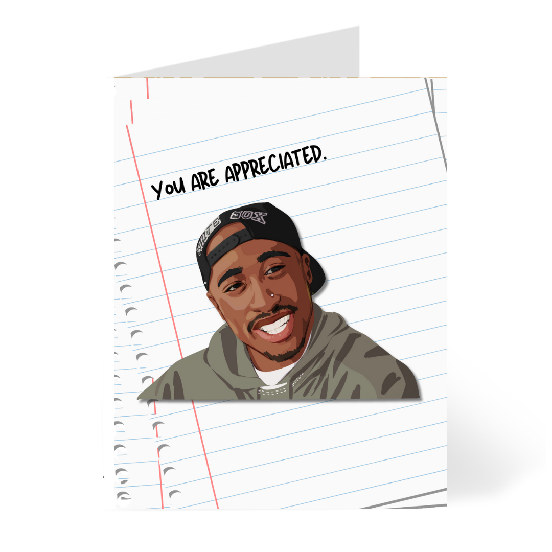 You Are Appreciated | Hip Hop Thank You Card