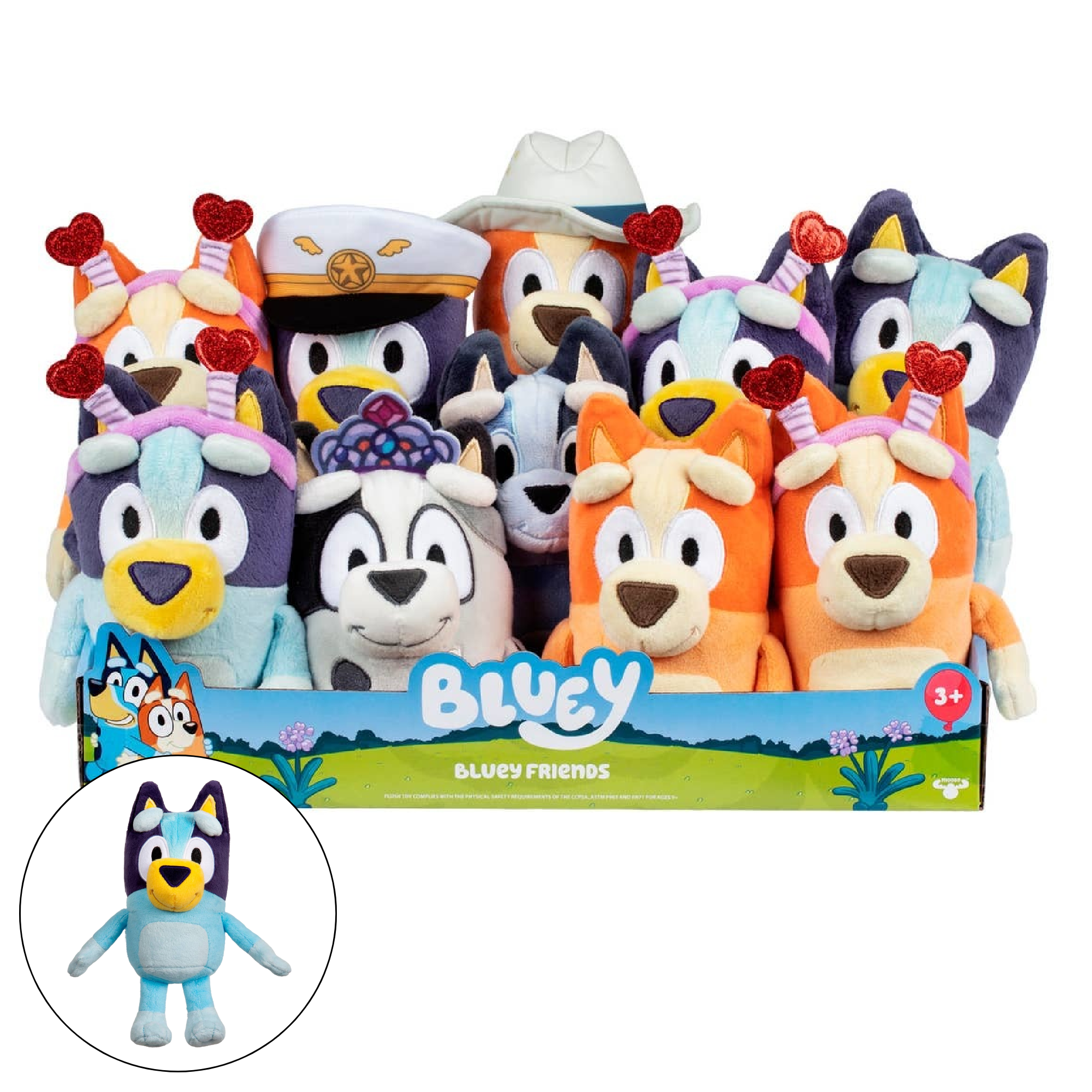 Moose Toys – Bluey Friends Mini Plush