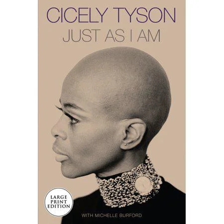 Just As I Am - Large Print by Cicely Tyson (Paperback)