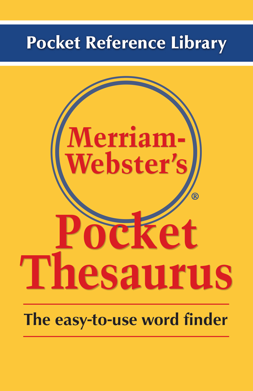 Merriam-Webster’s Pocket Thesaurus – Newest Edition