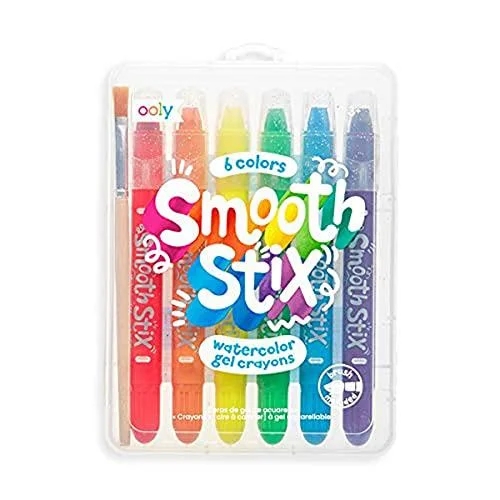 Smooth Stix Watercolor Gel Crayons & Brush