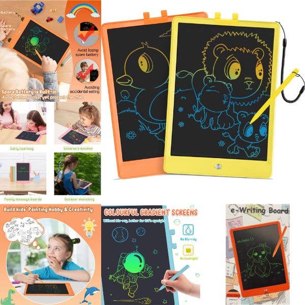 LCD Writing Tablets – #MichelleLi.2PACK – 10″x7″
