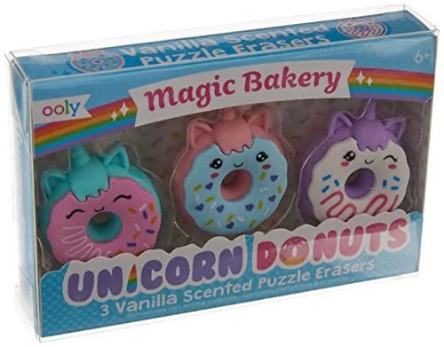 Magic Bakery Unicorn Donuts Scented Erasers